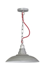 Industriele hanglamp Fasano vintage grijs 37cm nr 05-HL4378-9931