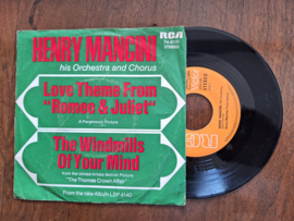 Henri Mancini met Love theme from Romeo & Juliet 1970 Single nr S20232450