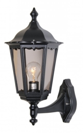 Buitenlamp wand serie Cartella II in zwart leverbaar nr: FL2060