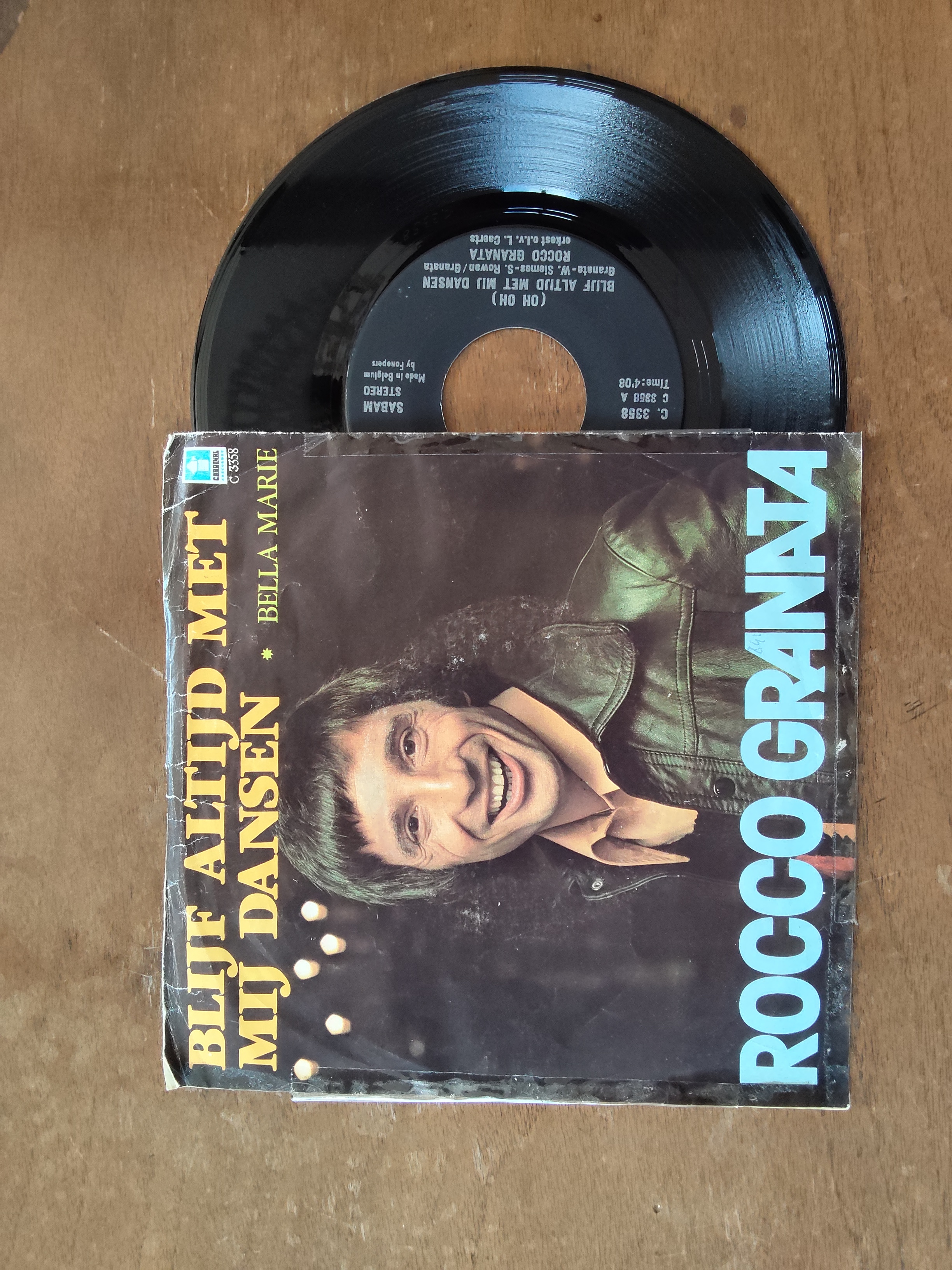 Rocco Granata met Blijf altijd met mij dansen 1975 Single nr S20256857