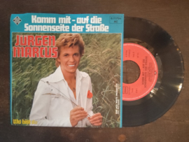 Jurgen Marcus met Komm mit - auf die sonnenseite der Strasse 1975 Single nr S20269448