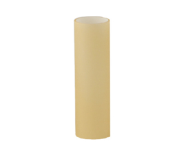 Mondgeblazen kap cilinder mat champagne voor kleine (E-14) fitting met klemveer nr: 6020.59 OPENING 5CM