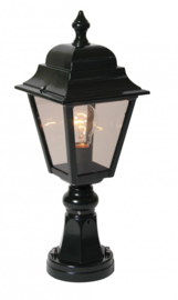 Buitenlamp sokkel serie Quadrana II zwart nr: FL112
