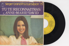 Anne Marie David met Tu te reconnaitras 1973 Single nr S2020137