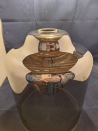 Hoge cilinderkap dia-24cm zilver kleurig spiegelglas GT4 nr SP1510