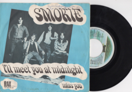 Smokie met I'll meet you at midnight 1976 single S2020160