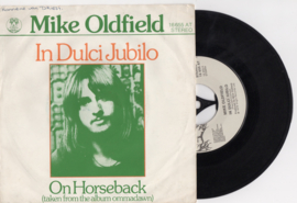 Mike Oldfield met In dulci jubilo 1975 Single nr S2020106