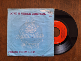 Liberation of Man met Love is under control 1976 Single nr S20233464