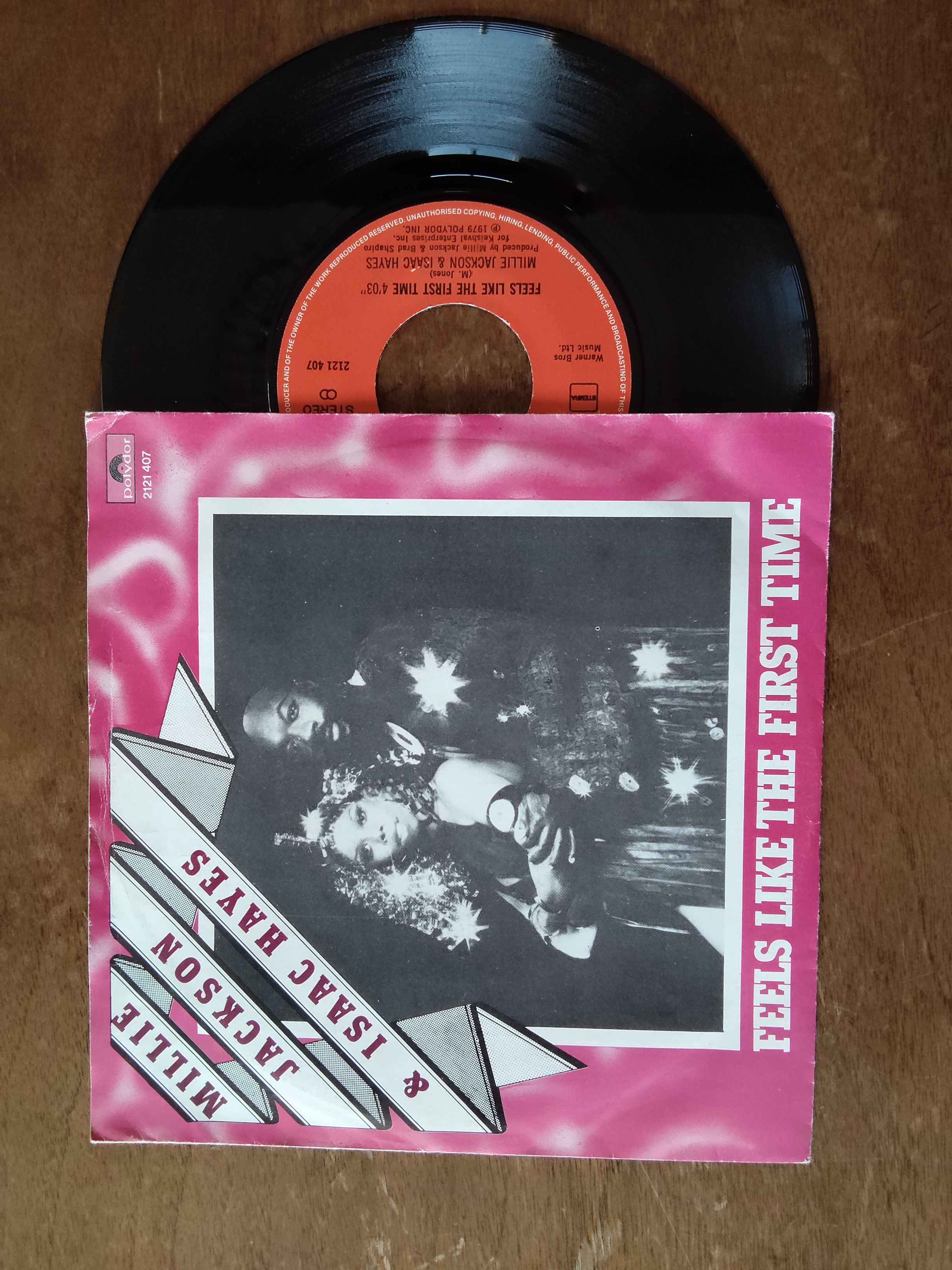 Millie Jackson & Isaac Hayes met Feels like the first time 1979 Single nr S20256960