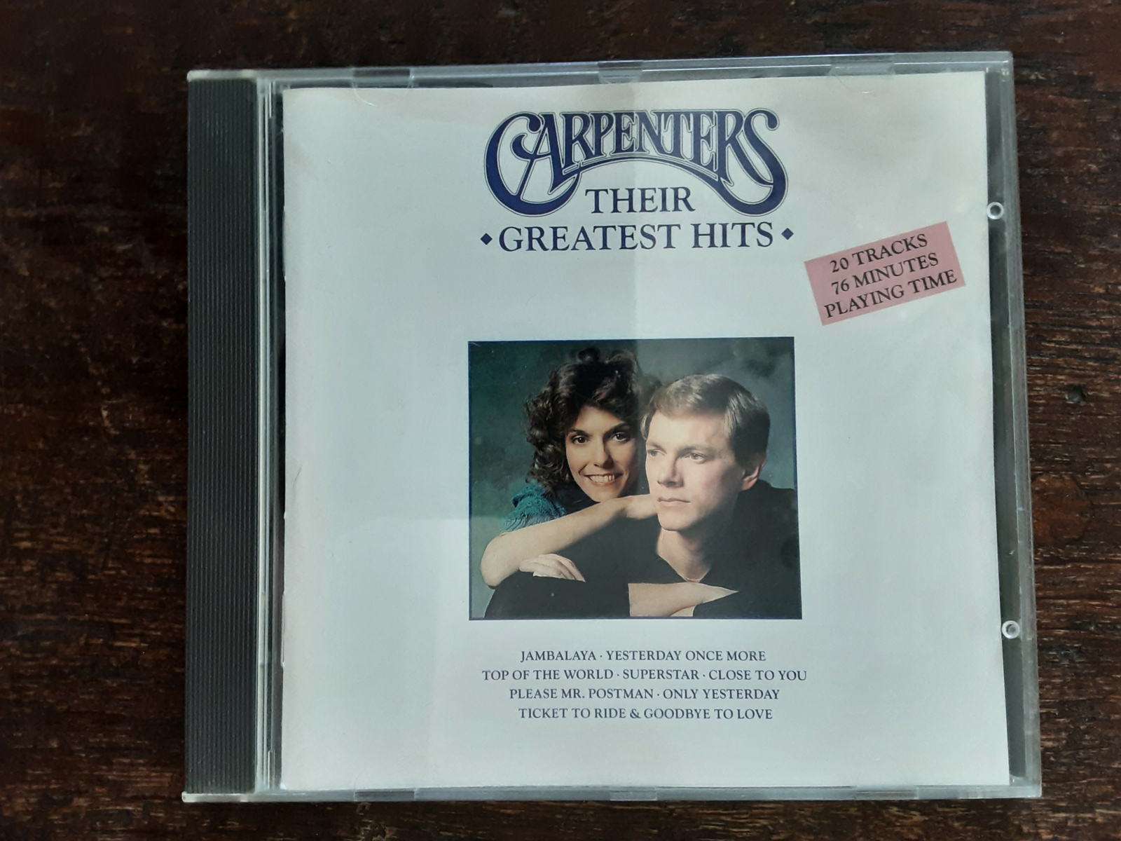 Carpenters met Their greatest hits 1990 CD nr CD2024330