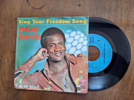 Oscar Harris met Sing your freedom song 1975 Single nr S20232442