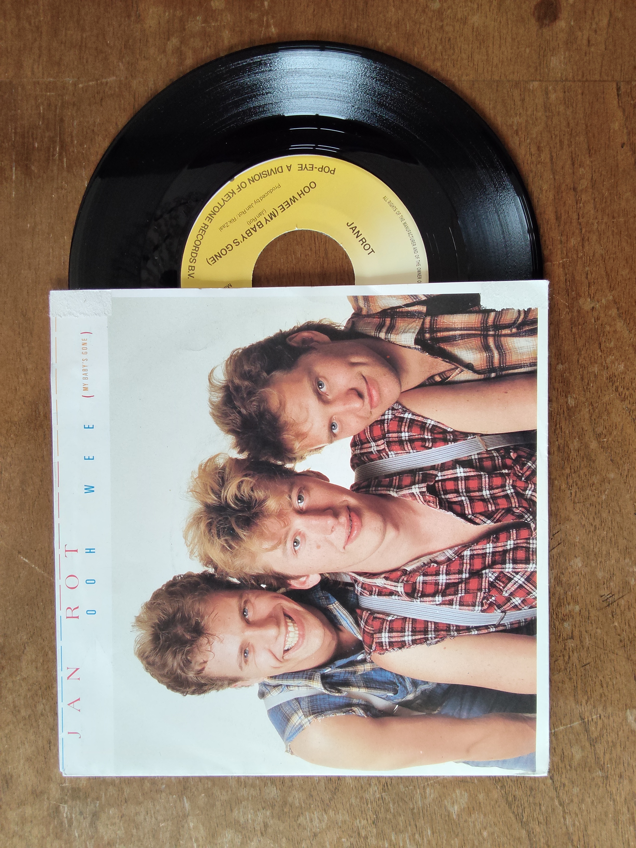 Jan Rot met Ooh wee (my baby's gone) 1984 Single nr S20256890