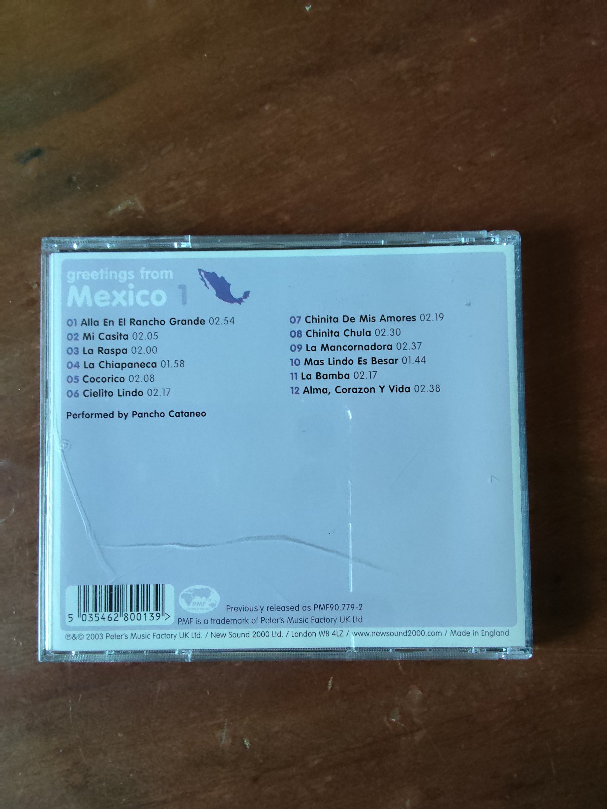 Various artists met Greetings from Mexico 1 2003 CD nr CD20251165