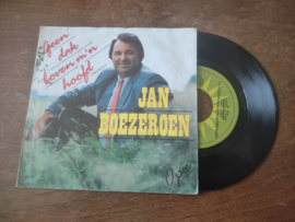 Jan Boezeroen met Geen dak boven m'n hoofd 1987 Single nr S20221535