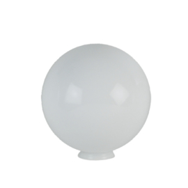 Glazen bol rond opaal diameter 30cm greep 11,5 nr4 op foto 3000.00