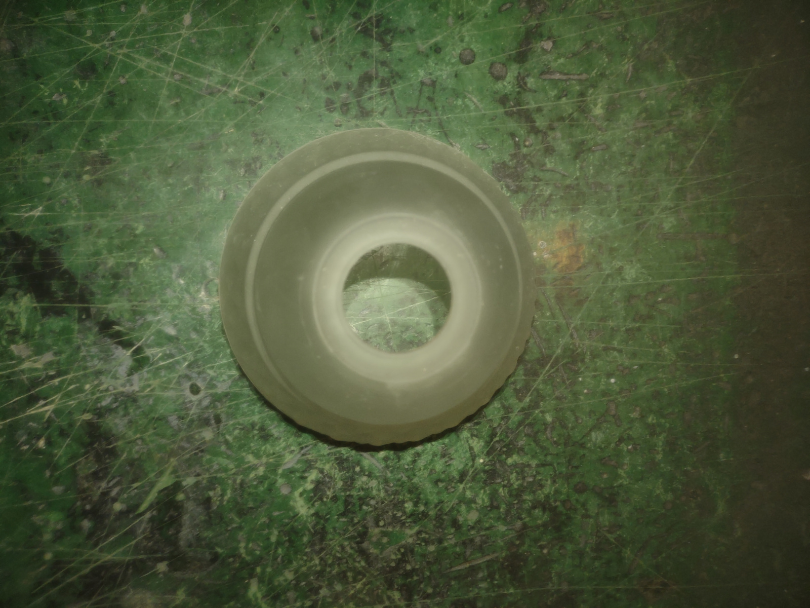 Glas Lady kleine fitting gesatineerd d-14cm