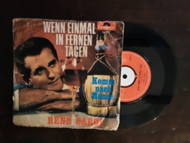 Rene Carol met Wenn einmal in fernen tagen 1966 Single nr S20245120