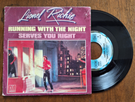 Lionel Richie met Running with the night 1983 Single nr S20233035
