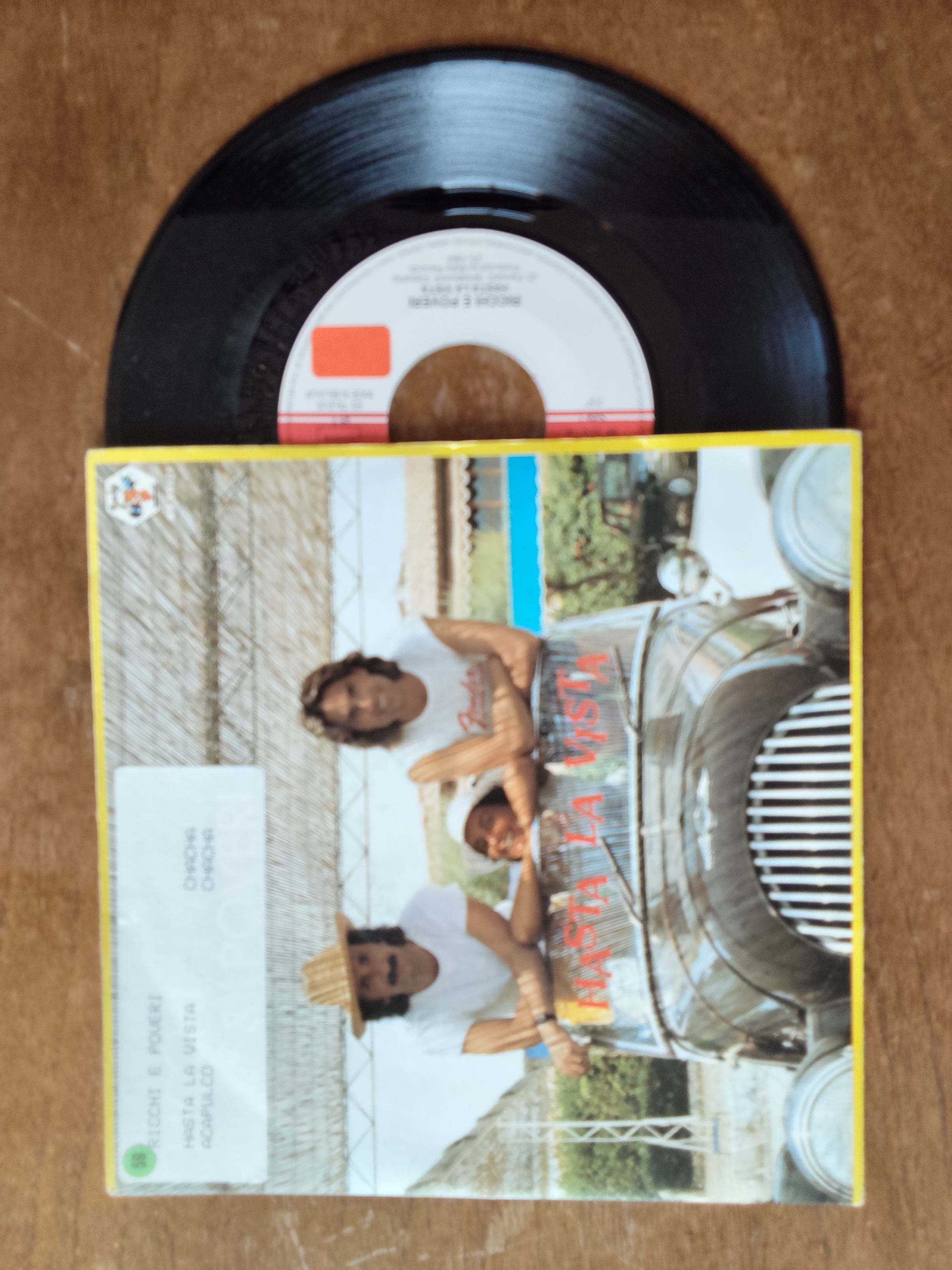 Ricchi & Poveri met Hasta la vista 1984 Single nr S20256961