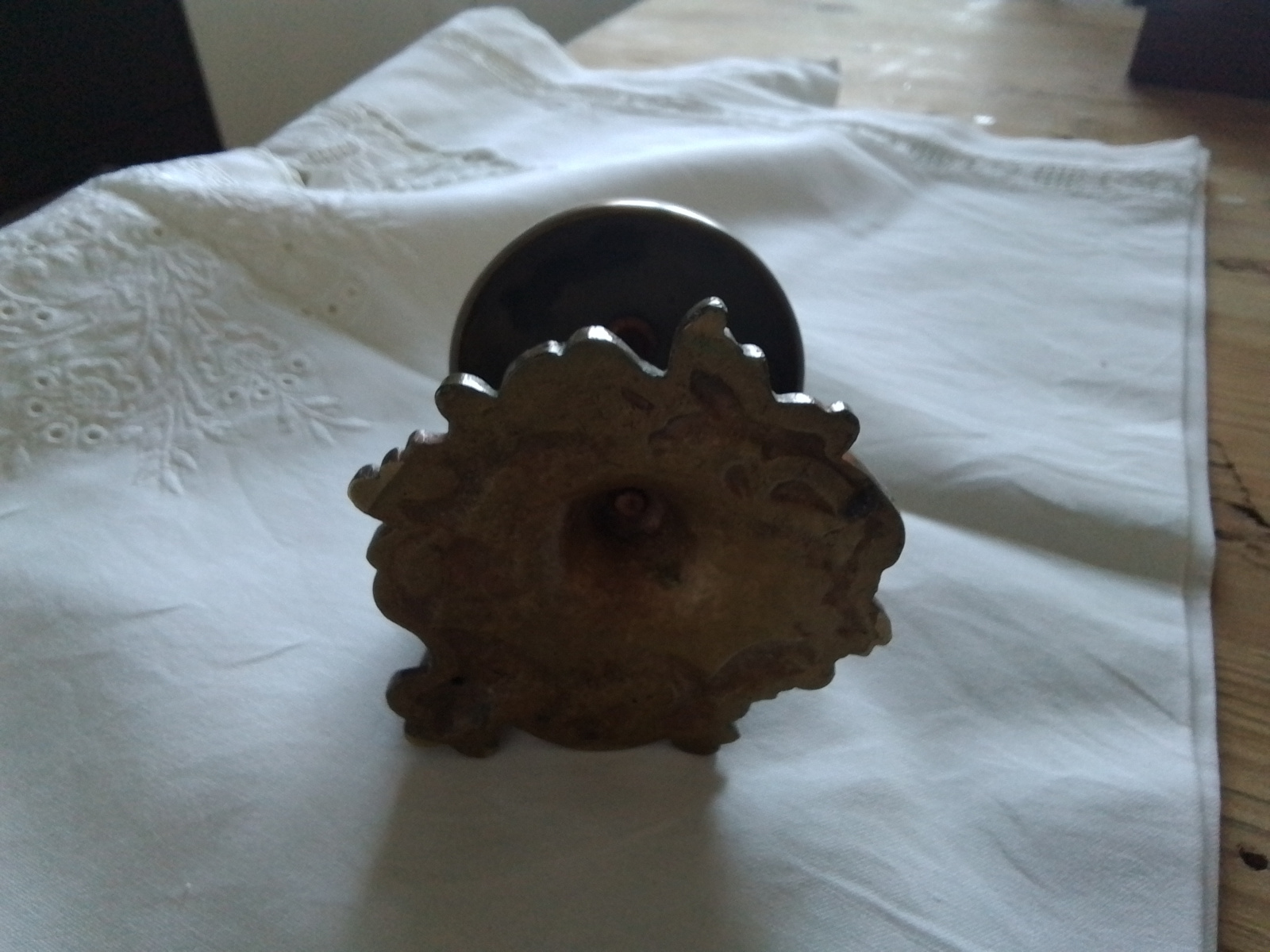 Messing tafelbel jugendstil.