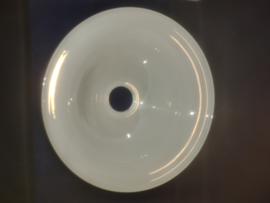 Hoedkap glazen kap d35cm h14,8cm gr7,5cm E27 opaal wit nr 535.kr8