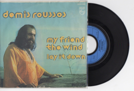 Demis Roussos met My friend the wind 1973 Single nr S2021812