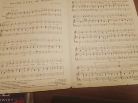 oud en antiek muziekblad