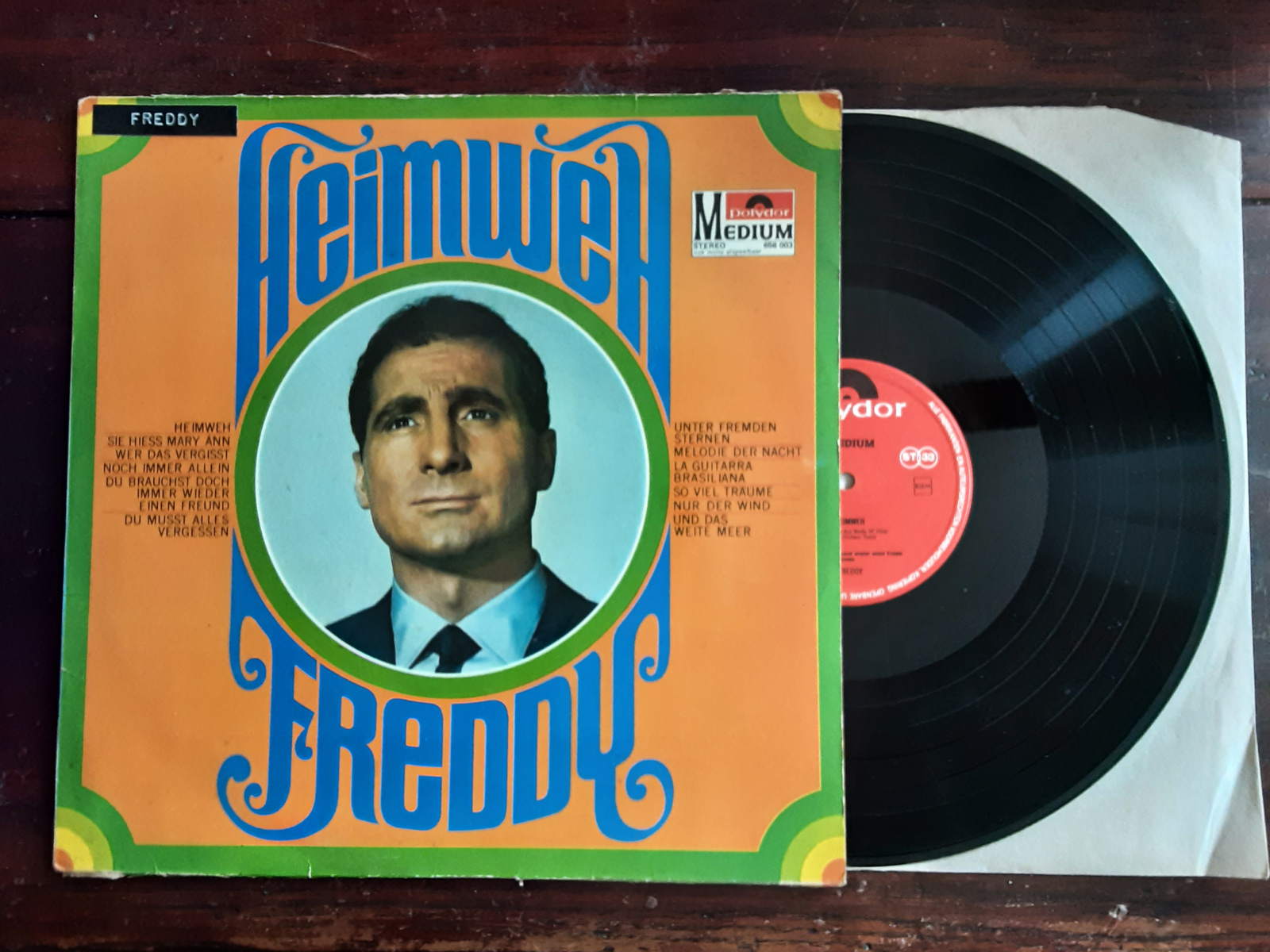 Freddy met Heimweh 1968 LP nr L2024757