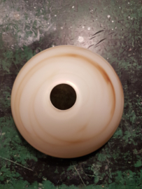 Glazen kap calimero abrikoos gemarmerd E14 d20cm nr 9721