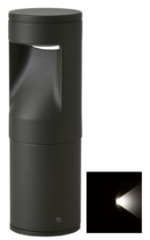 Buitenlamp sokkel Lako h-18cm 1 zijde licht LED 7W antraciet nr 409.018/1