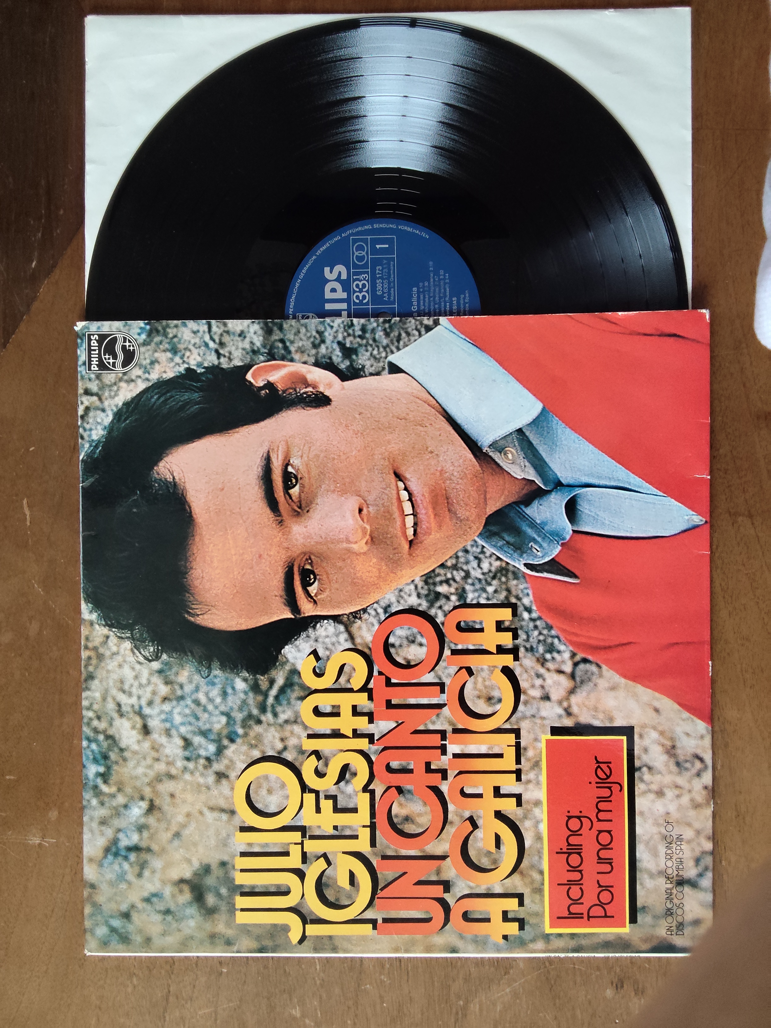 Julio Iglesias met Un canto a Galicia 1972 LP nr L20251254