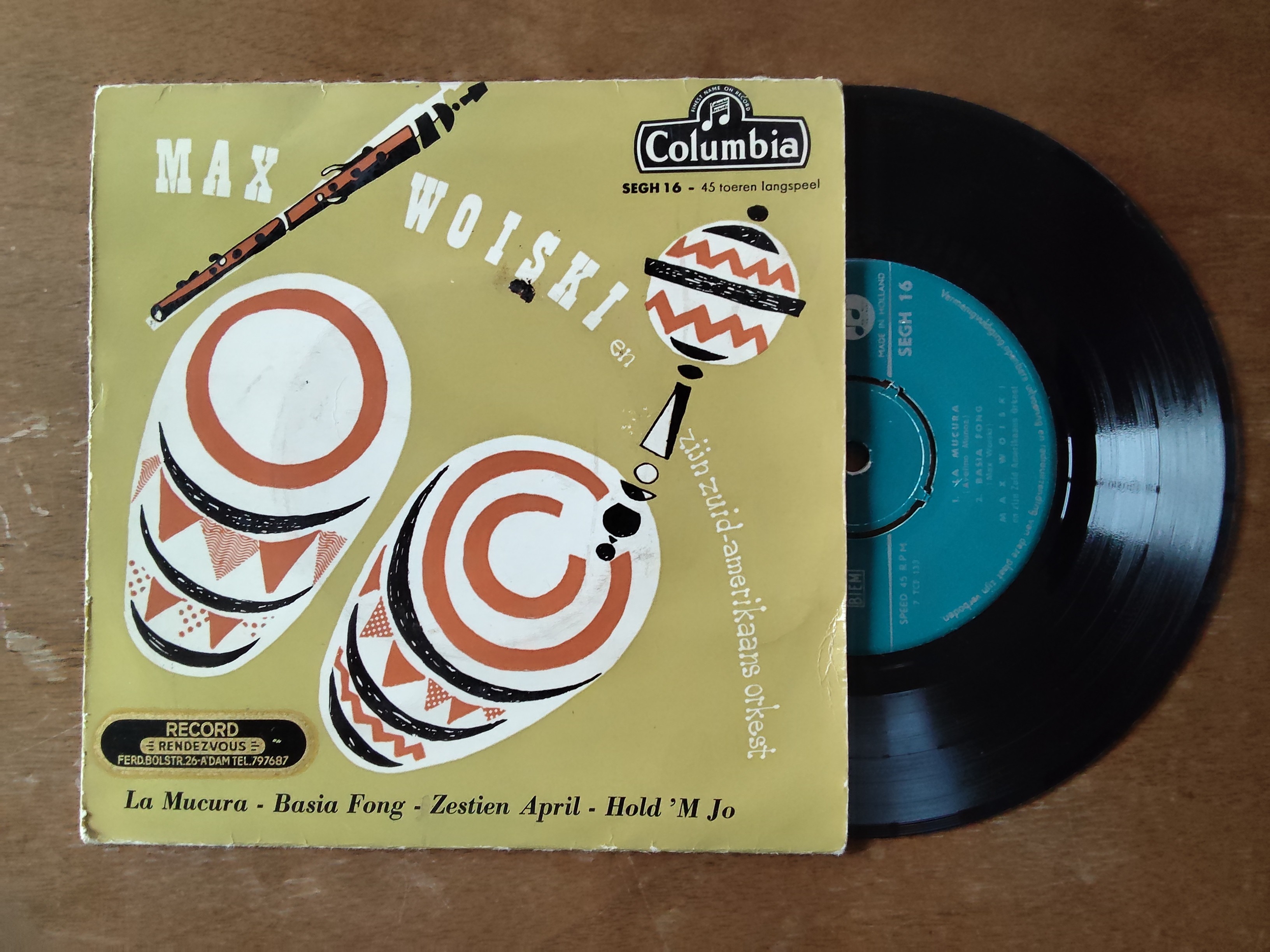 Max Woiski met La Mucura 19?? Single nr S20257002