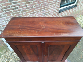 Antiek mini medicijn kabinet omstreeks 1890 mahonie br-85cm nr K202537