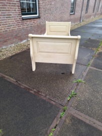 Kajuitbed nieuw\oud hout old finish white wash matrasmaat 80x200 nr B20247