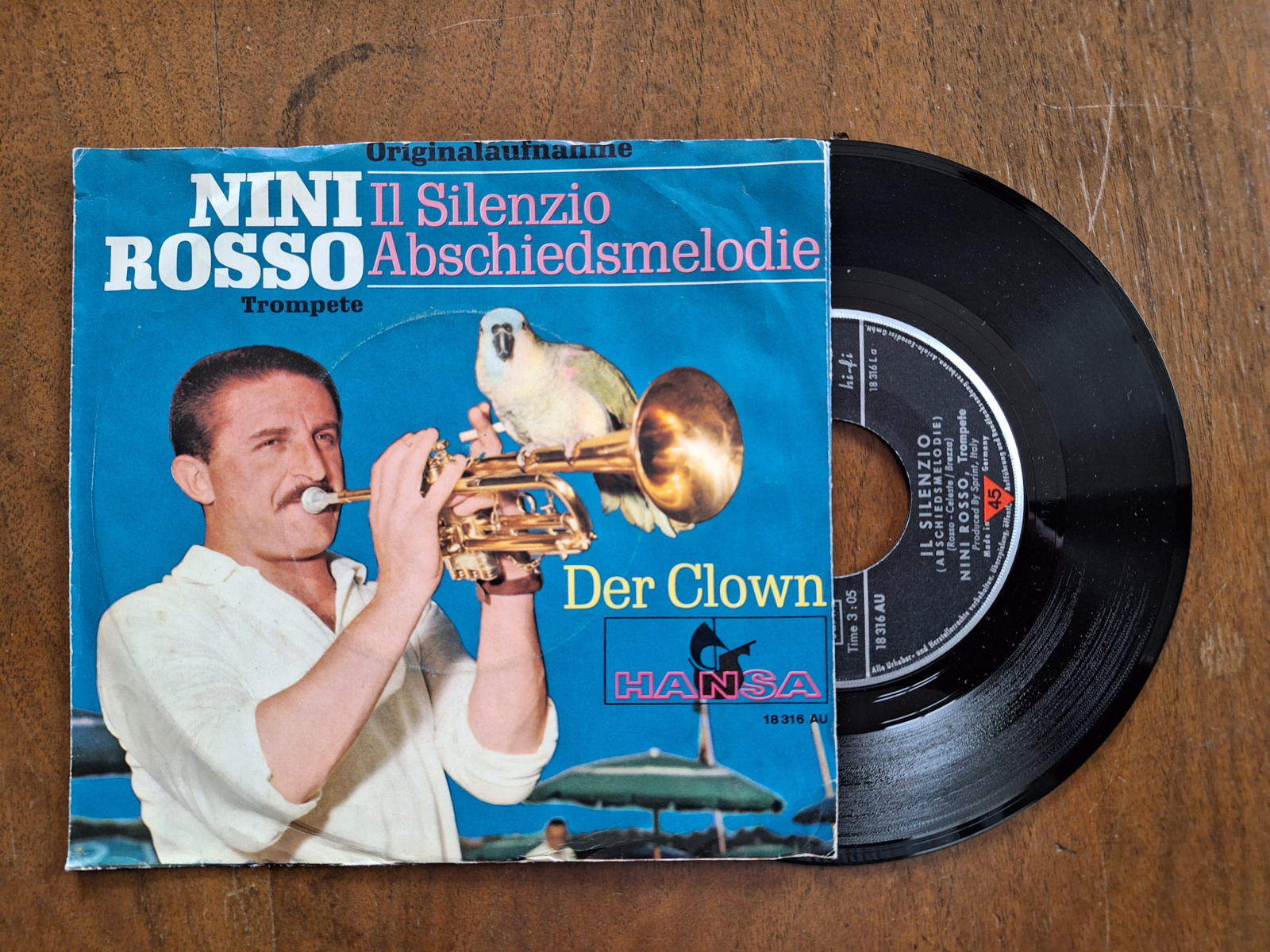 Nini Rosso met Il Silenzio 1965 Single nr S20232799
