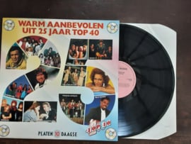 Varios Artists met Warm aanbevolen uit 25 jaar Top 40 1989 LP nr L2024345