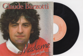 Claude Barzotti met Madame 1983 Single nr S2020130