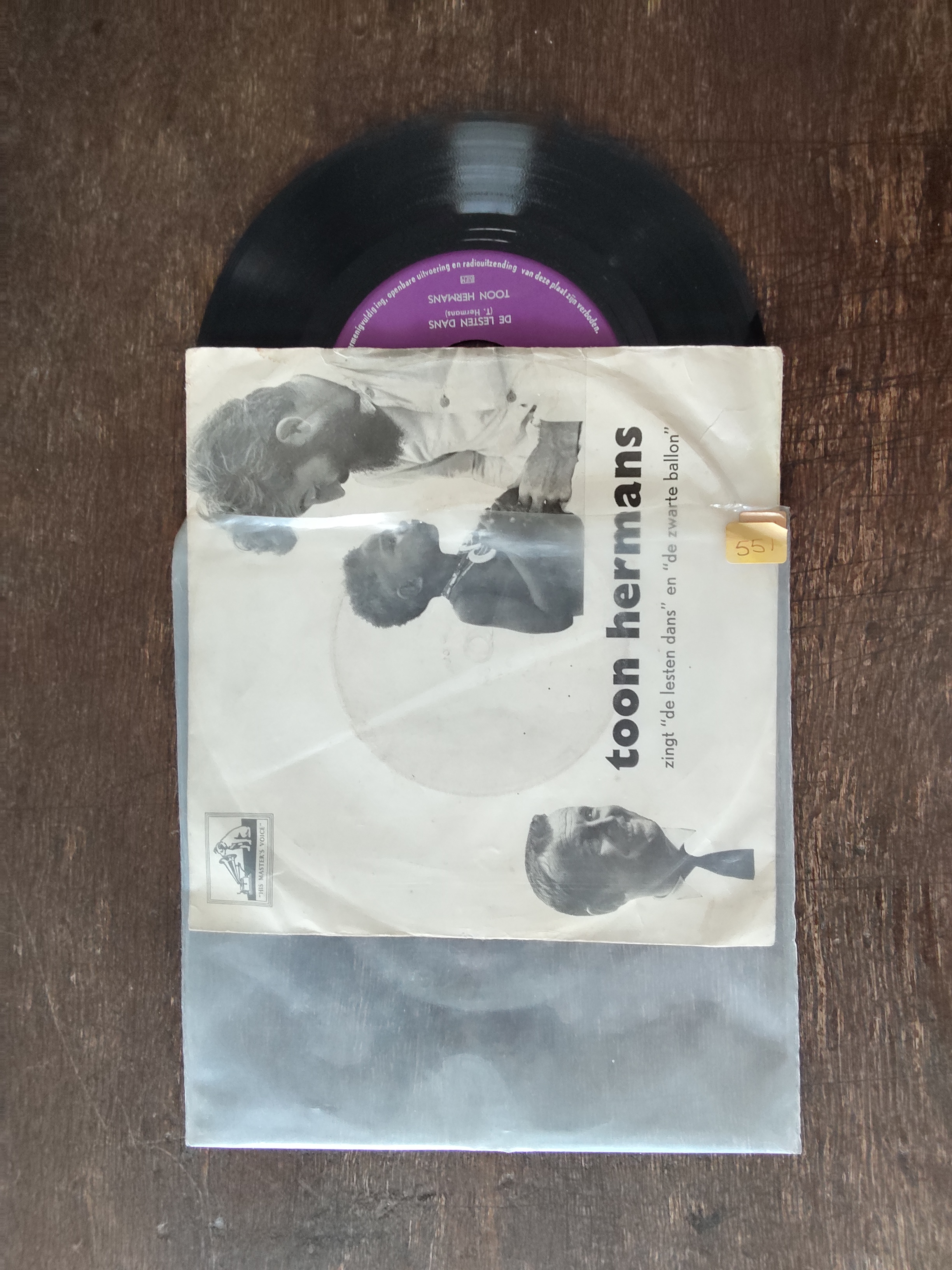 Toon Hermans met De lesten dans 1960 Single nr S20256920