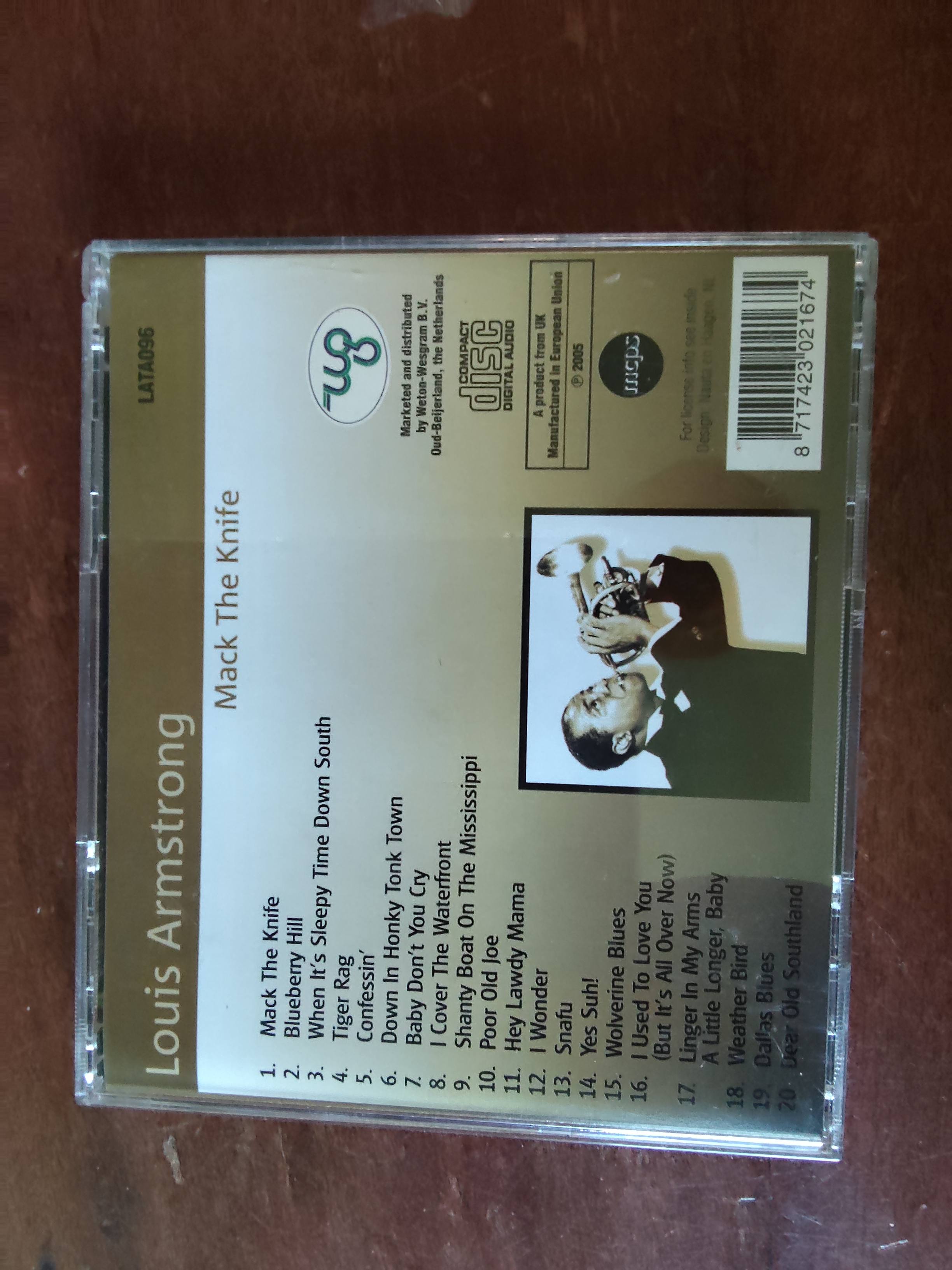 Louis Armstrong met Mack the knife 2005 CD nr CD2025975