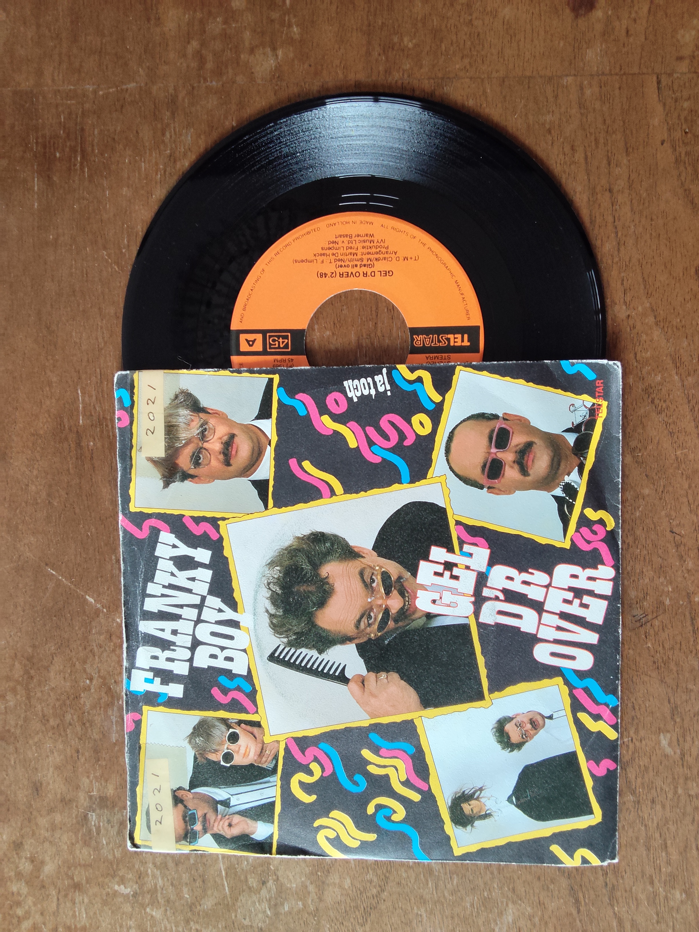 Franky Boy met Gel d'r over 1989 Single nr S20256910