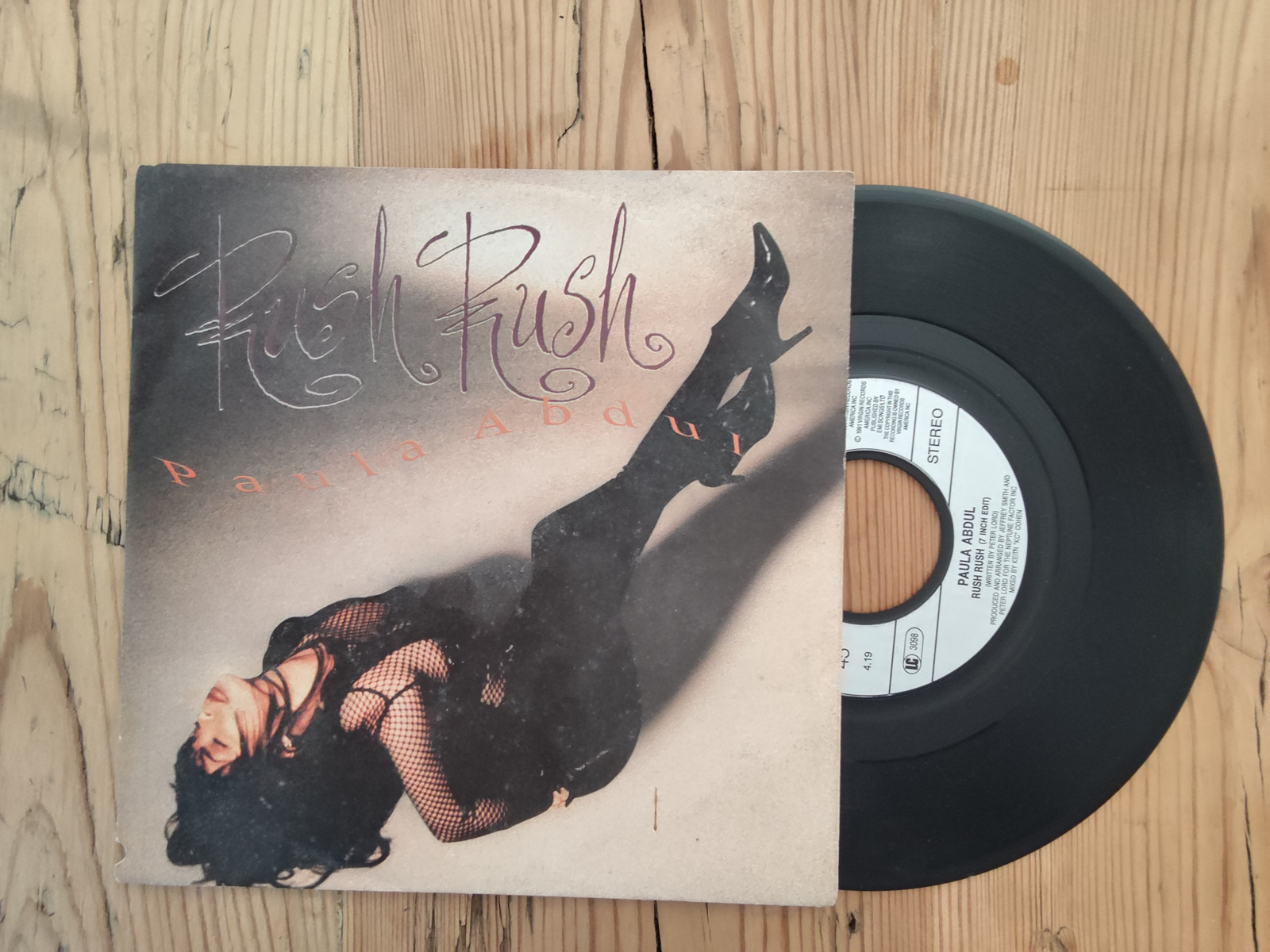 Paula Abdul met Rush Rush 1991 Single nr S20256683