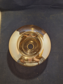 Goud/amber kleurige spiegelkap met opstaande rand dia-24cm GT4 nr SP1515
