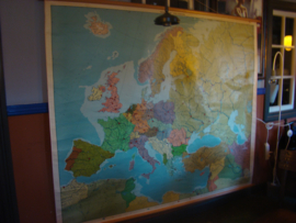 Landkaart van Europa .  VERKOCHT>