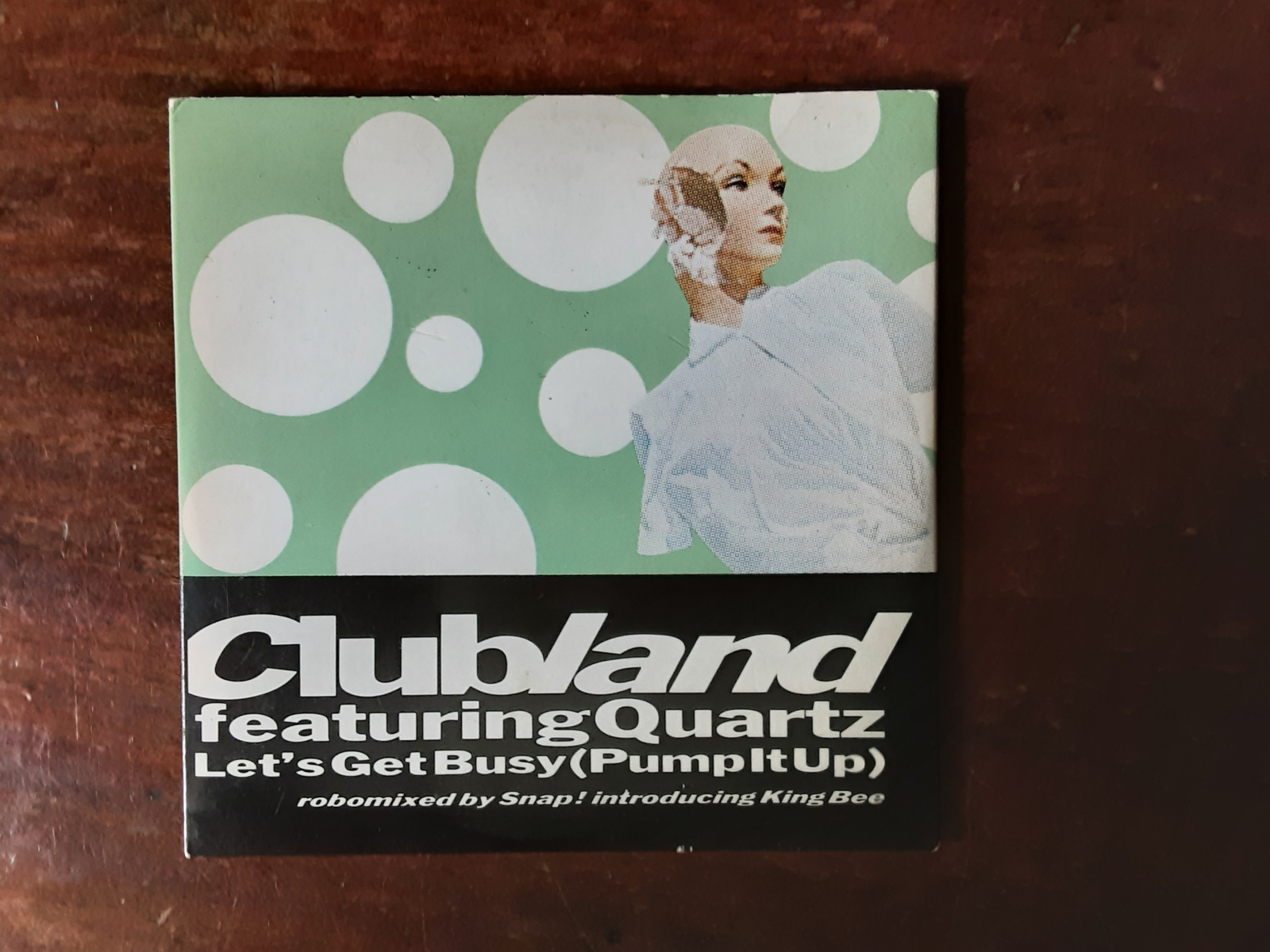 Clubland Ft. Quartz met Let's get busy (pump it up) 1990 CD maxi single nr CD2024318