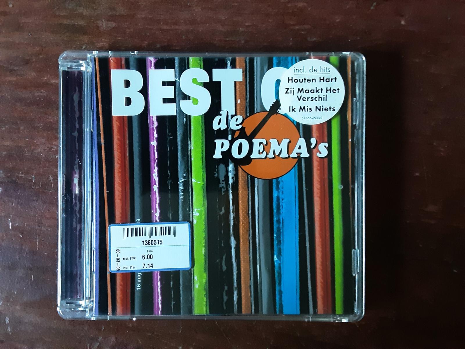 De Poema's met Best of De Poema's 2003 CD nr CD2024536