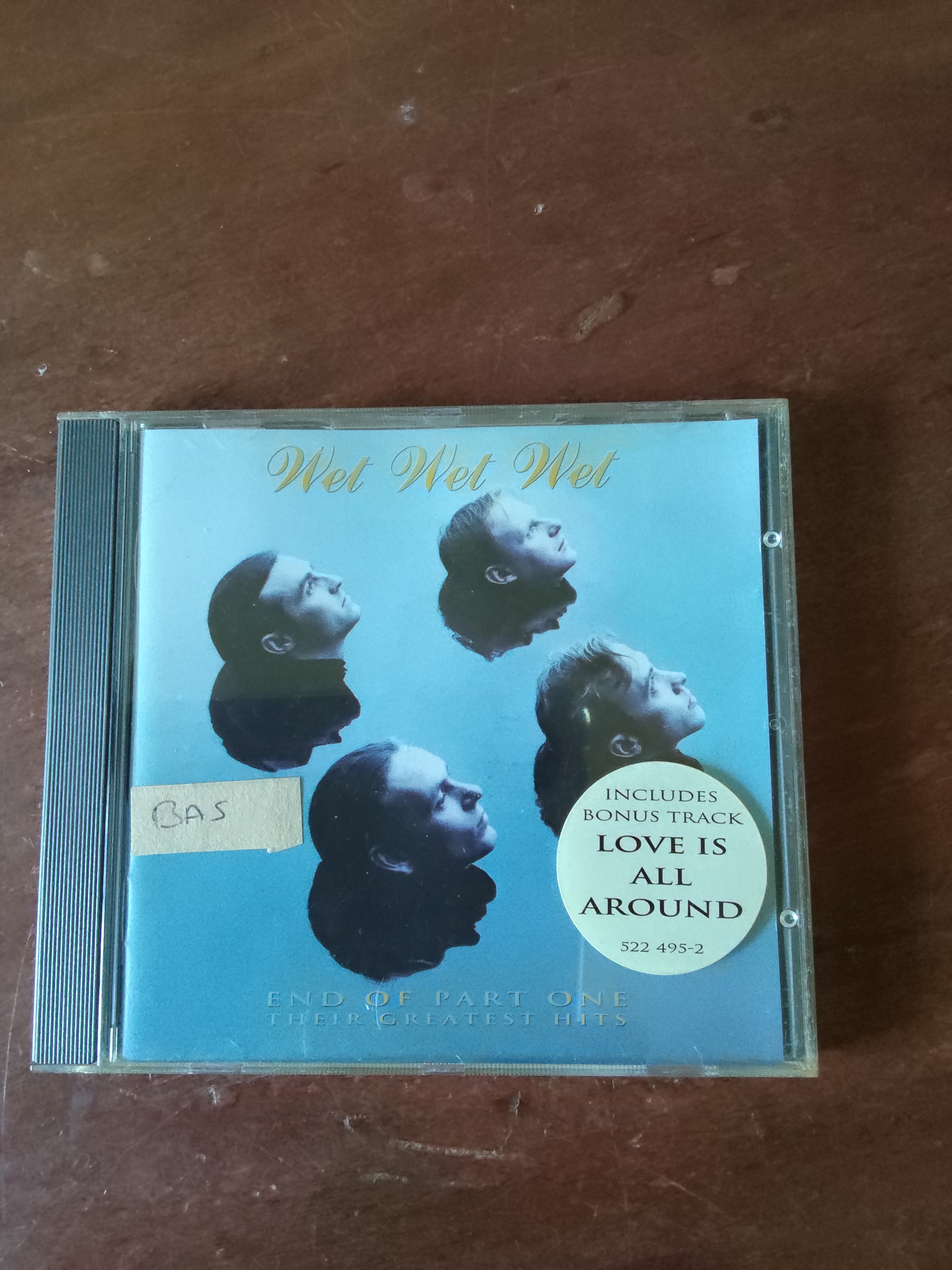 Wet Wet Wet met End of part one their greatest hits 1994 CD nr CD2024646