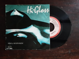 Hi-Gloss met You'll never know 1981 Single nr S20245473