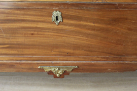 Mooi antiek Hollands kabinet mahonie omstreeks 1800-1820 br-166cm nr 10021