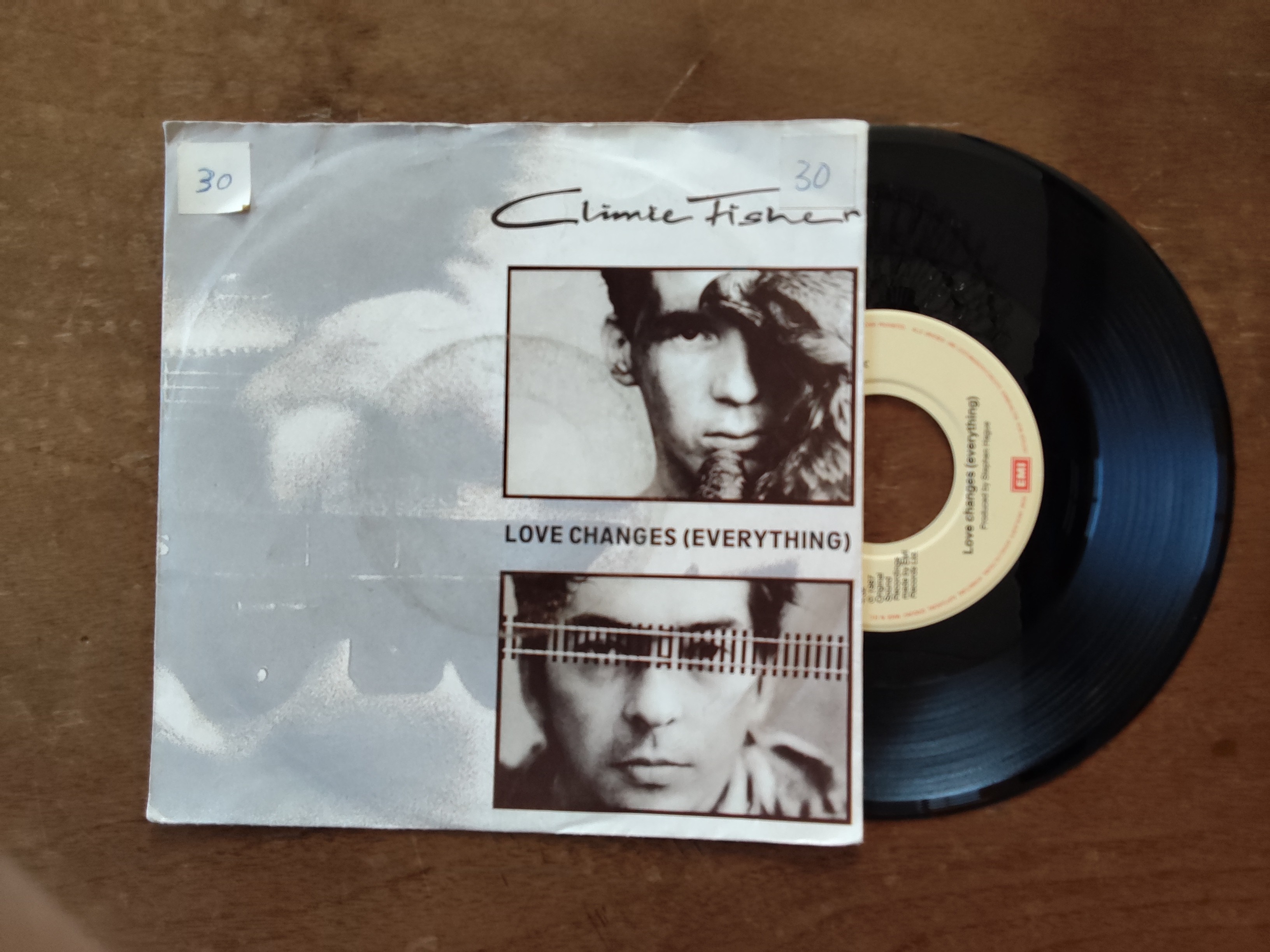Climie Fisher met Love changes (everything) 1987 Single nr S20257071