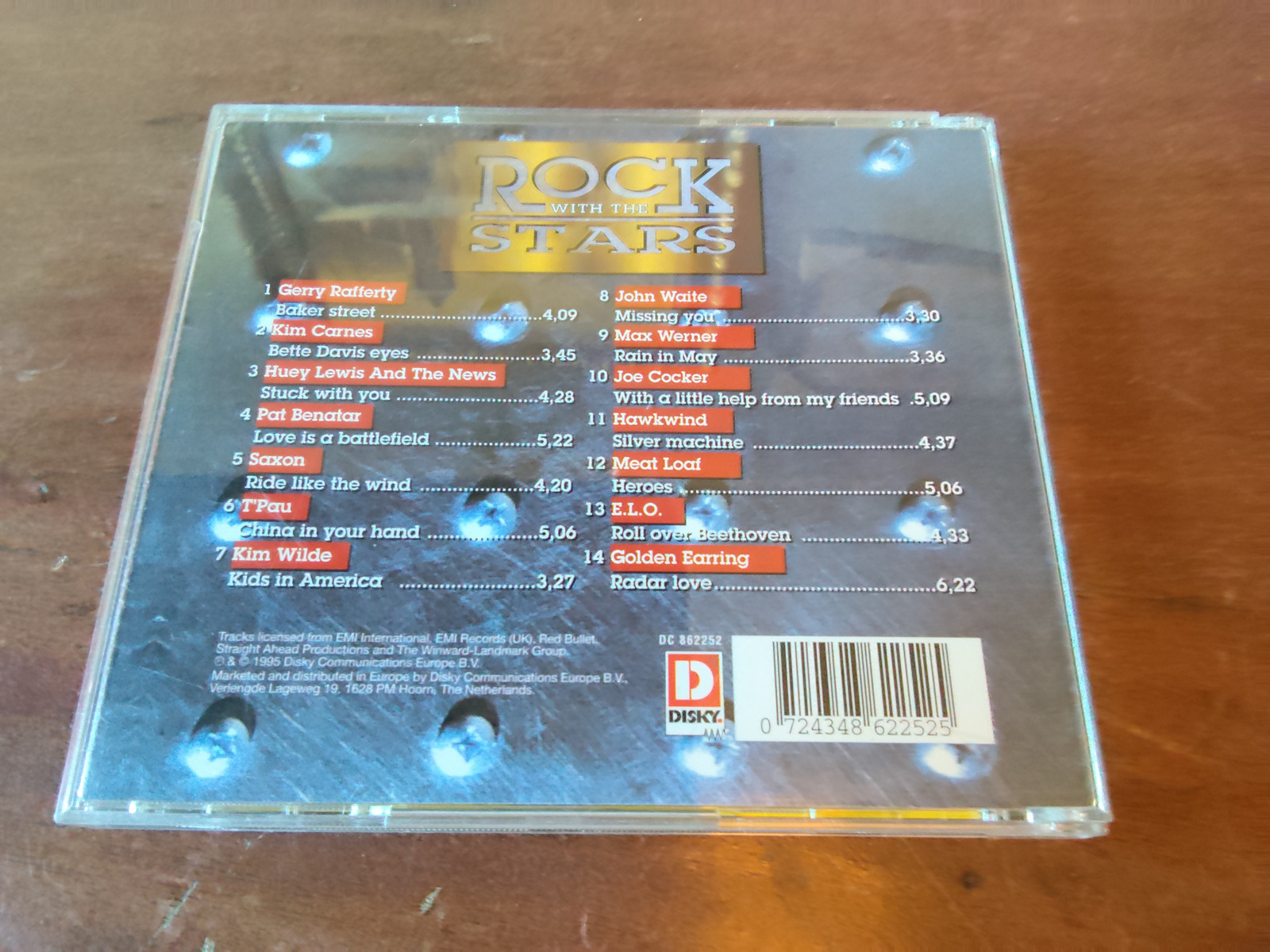 Various artists met Rock with the stars 1995 CD nr CD2025853